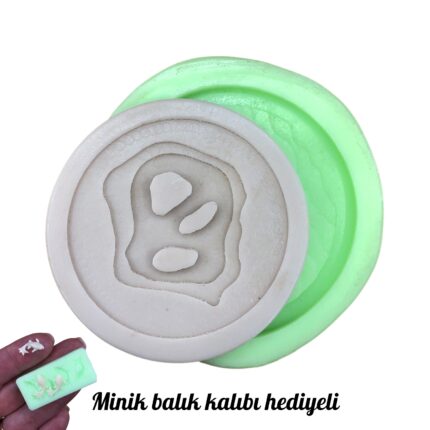 Derinleşen su bardak altlığı 5 silikon kalıp